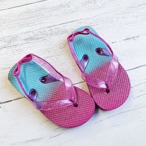 Sparkly flip-flops